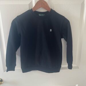 Brooks Brothers Black Crewneck Sweatshirt